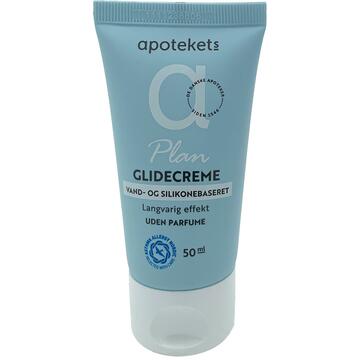 Apotekets Plan glidecreme vand- og silikonebaseret