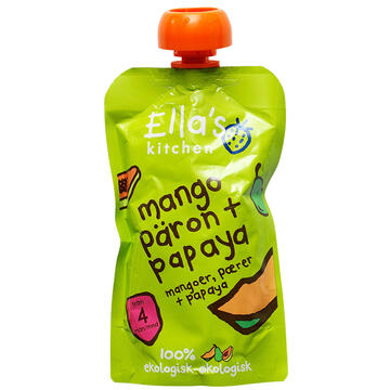 Ella's kitchen mangoes, pears + papayas