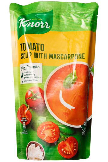 Knorr Tomato soup with mascarpone