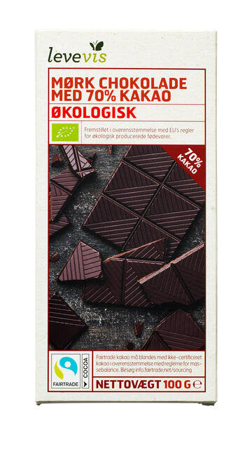 Mørk chokolade, 70 % kakao Levevis