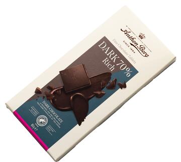Dark 70% Rich Fine Chocolate Tablets Anthon Berg
