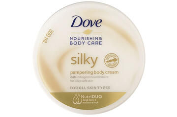 Silky pampering body cream Dove