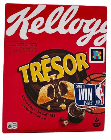 Kelloggs TRÉSOR - Choco nut flavour