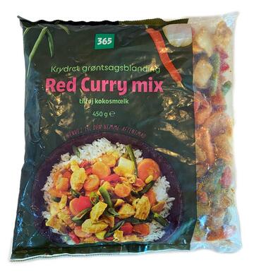 365 Krydret grøntsagsblanding Red Curry mix