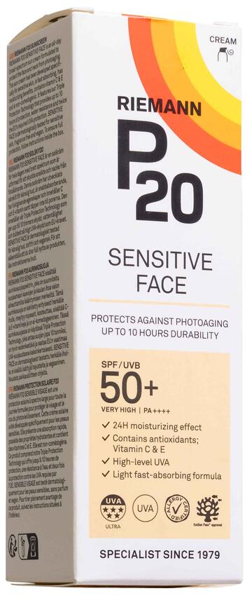 Sensitive face SPF 50+ Riemann P20