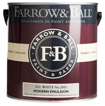 Farrow & Ball All White Modern Emulsion (kitchen, bathrooms)