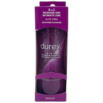 Durex 2in1 massage and intimate lube aloe vera