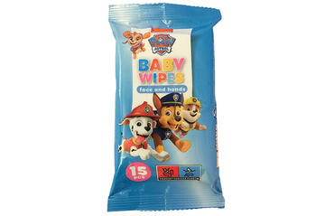 Distribution Group Paw Patrol baby wipes face and hands Europe