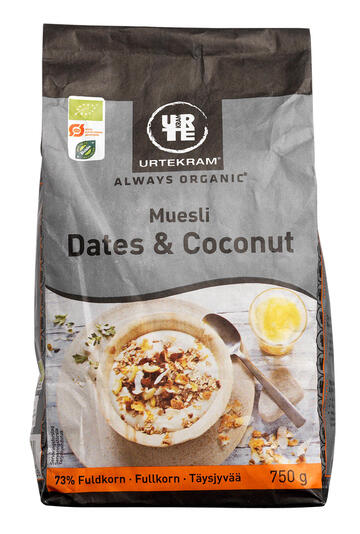 Urtekram Muesli dates and coconut