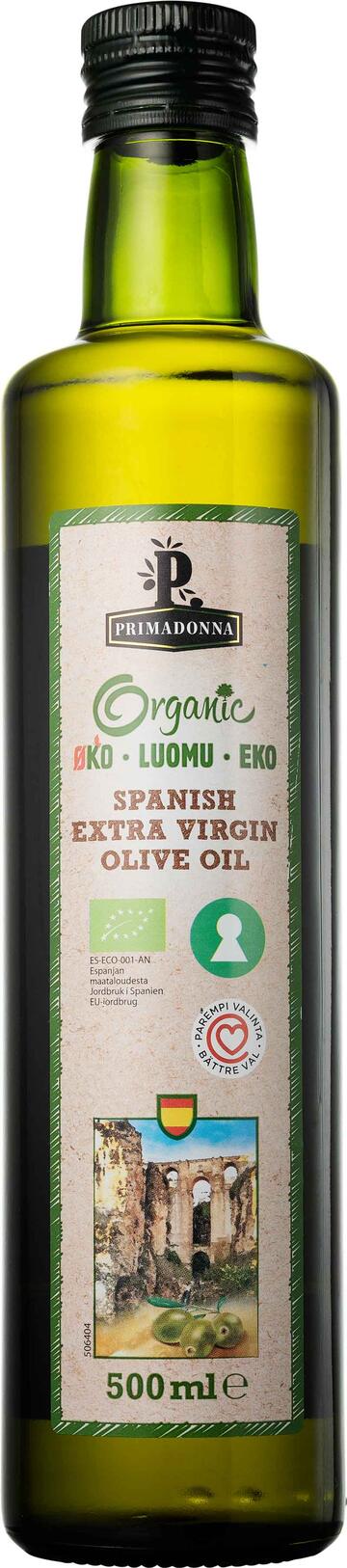 Organic Spanish Ekstra Virgin Olive Oil Primadonna