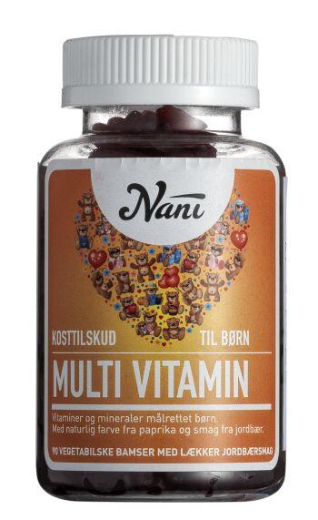 Multivitamin Kosttilskud til børn Nani