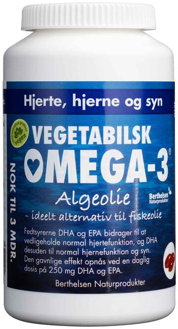 Berthelsen Naturprodukter Vegetabilsk Omega-3 Algeolie