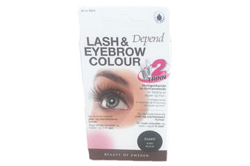 Lash & eyebrow colour; sort Depend