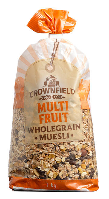 Crownfield Multi fruit wholegrain muesli