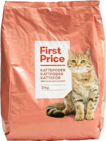 Kattefoder m Okse/Nöt/Storfe First Price