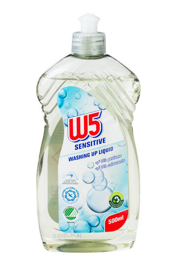 W5 Sensitive washing up liquid