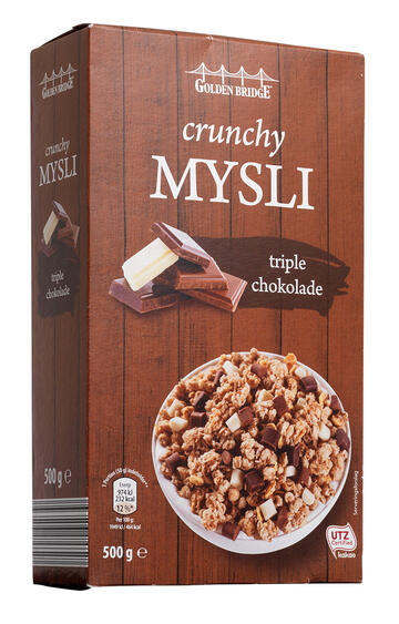Crunchy Mysli triple chokolade Golden Bridge
