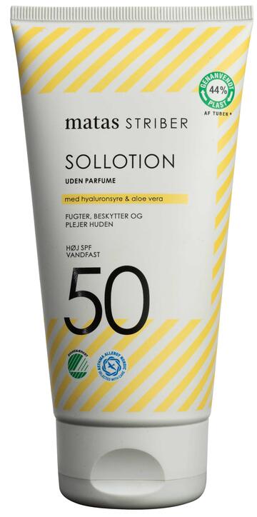 Sollotion Uden Parfume SPF50 Matas Striber