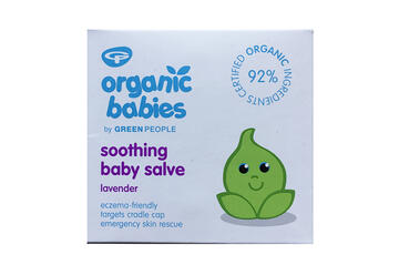 Organic babies soothing baby salve lavender Green People
