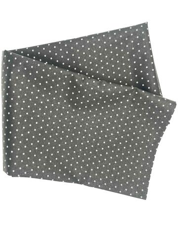 Casa Decor Textilvoksdug Polka Sort med hvide prikker