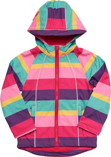 Temu Children outdoor apparel (Wenshangxiananweifushichang), Girls Windproof Waterproof Hooded Fleece Lined Softshell Windbreaker Jacket For Sports