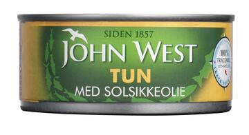 Tun med solsikkeolie John West