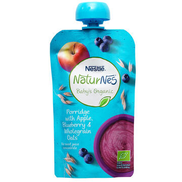 Nestlé NaturNes Baby's Organic Porridge with Apple, Blueberry & wholegrain oats
