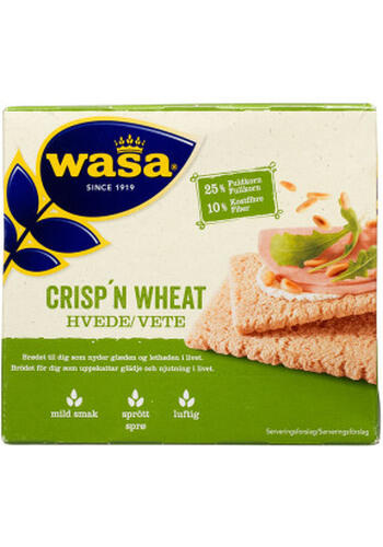 Wasa Crisp'n wheat hvede/vete