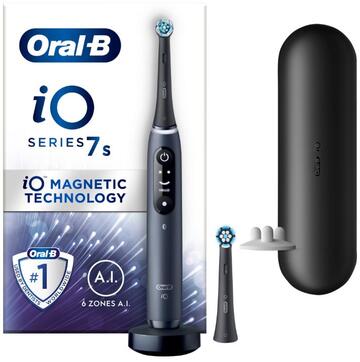 iO-7s (+ 1x Gentle Care) Black Oral-B