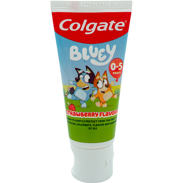 Colgate Bluey strawberry toothpaste 0-5 years