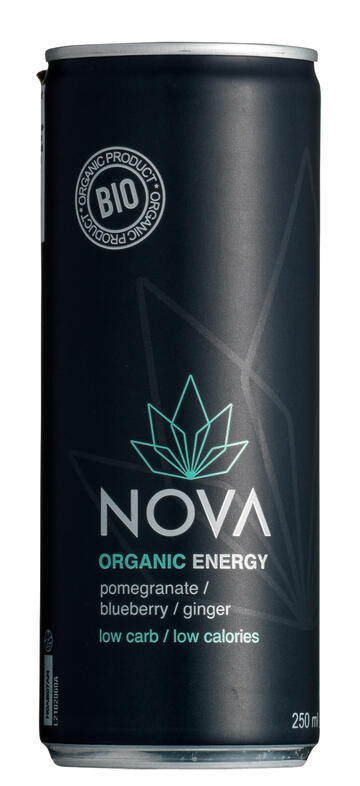 Nova organic energy pomegranate/blueberry/ginger