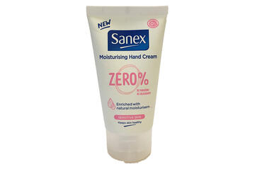 Moisturising hand cream zero% Sanex