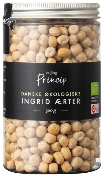Danske økologiske Ingrid ærter Salling Princip