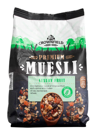 Crownfield Premium muesli luxury fruit