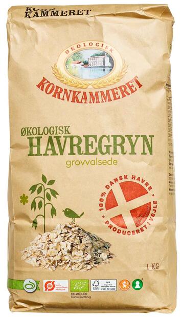 Kornkammeret ØKO grovvalsede havregryn