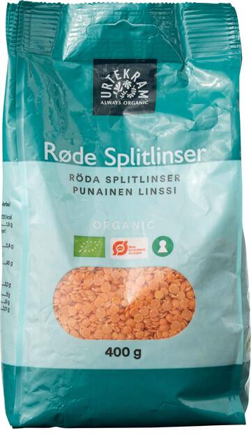Røde linser Urtekram