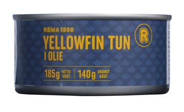 Rema 1000 Yellowfin tun i olie