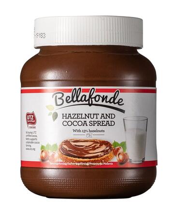 Hazelnut and cocoa spread Bellafonde