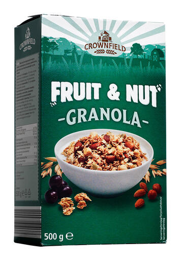 Fruit & nut granola Crownfield