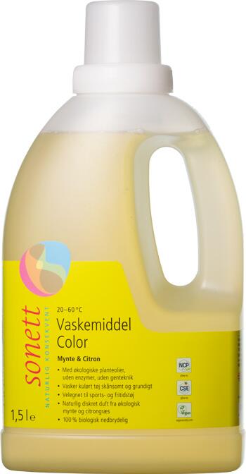 Sonett Vaskemiddel color mynte & citron