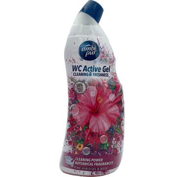 Ambi Pur WC Active Gel Pink Hibiscus & Rose toiletrens
