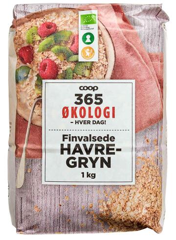 Coop 365 Økologi Finvalsede havregryn