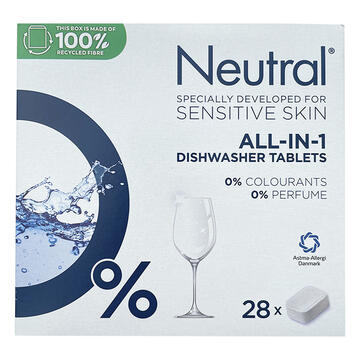 All-In-1 Dishwasher Tablets Neutral