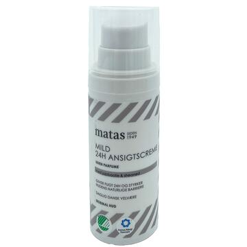 Matas Striber Mild 24H ansigtscreme uden parfume