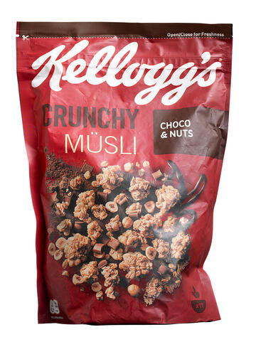 Kellogg's Crunchy müsli choco and nuts