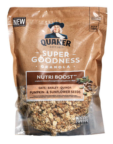 Quaker Super Goodness granola