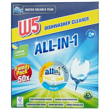 W5 Dishwasher Cleaner All-in-1 Lemon