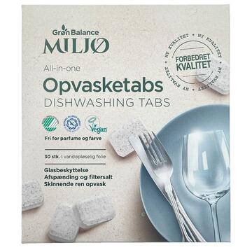 Grøn Balance All-In-One Opvasketabs