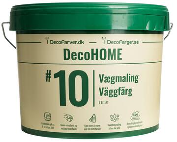 10 Vægmaling (Base Hvid / A) DecoHOME