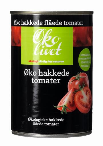 Øko hakkede tomater Økolivet